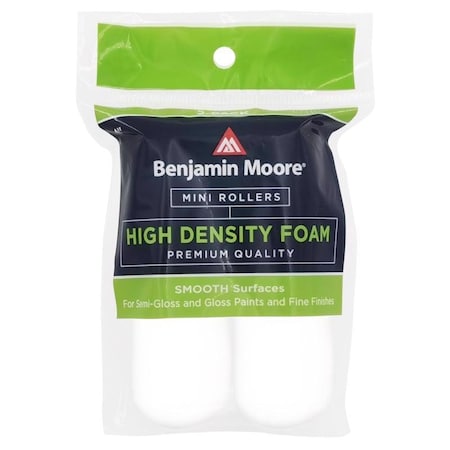 Premier Benjamin Moore Foam 4 in. W Mini Roller 2 pk U66400-018